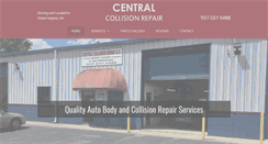 Desktop Screenshot of centralcollisionrepairdayton.com